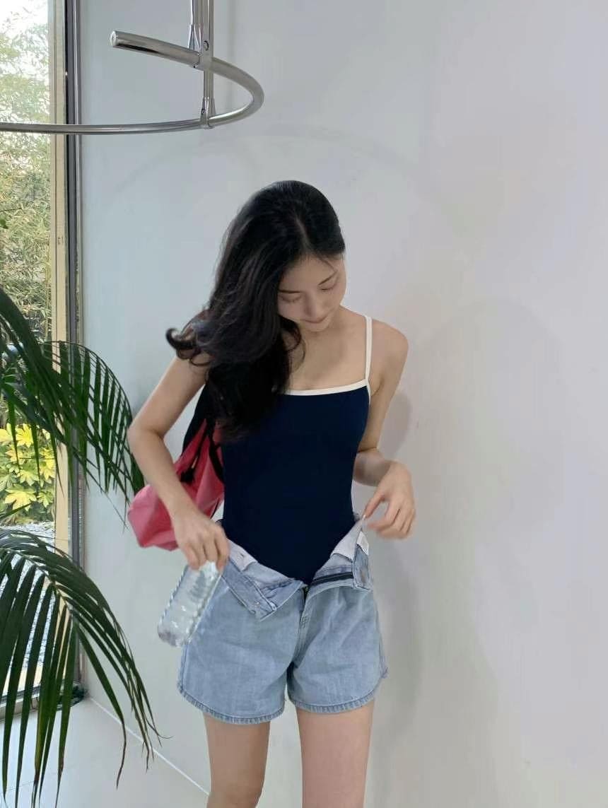 【🤎Simple and Beginner's Guide】Ribbon Back Monokini 