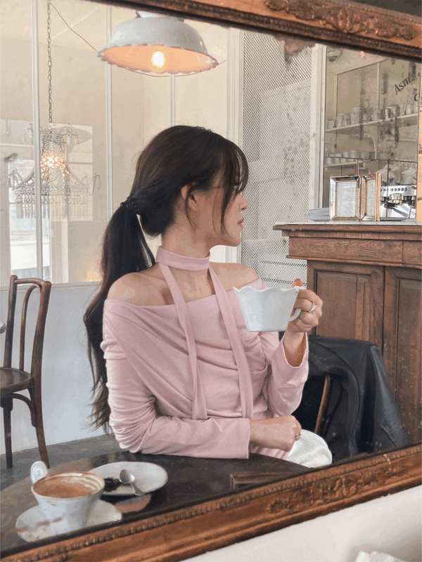 【🩰Ballet Core】Drape Shirring Tie Set