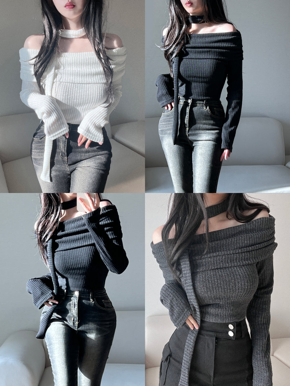 【🗝️Date Essential】Rib Off Set 