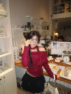 【Sweet Snowflakes】Off-Shoulder Tie Set 