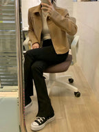 High-quality slim-fit short jacket