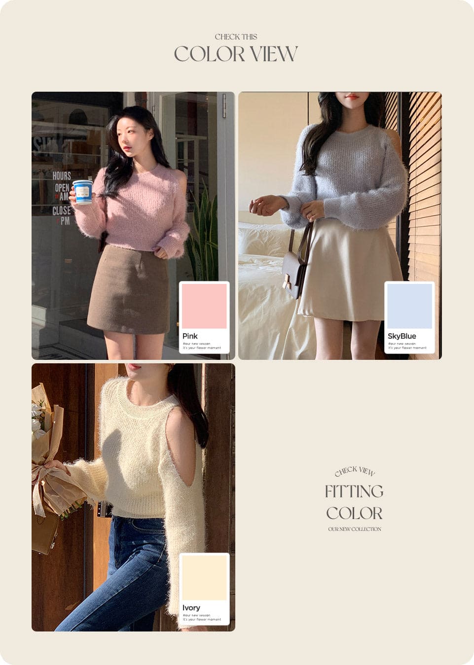 【🍷Christmas &amp; New Year PICK】Sweet Fluffy Knit