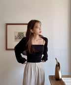 【+5°C HEAT🌡】Thin Fleece Comfy Bra Top (with padding)