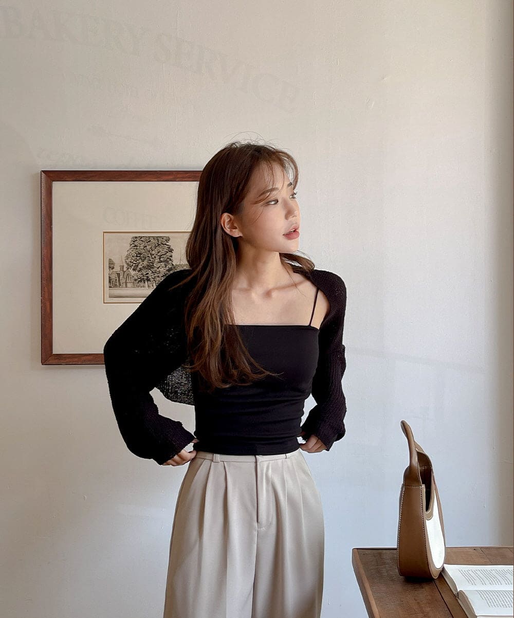 【+5°C HEAT🌡】Thin Fleece Comfy Bra Top (with padding)