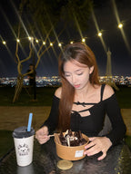 【🖤Sweet and alluring style】Ribbon Sleeveless 