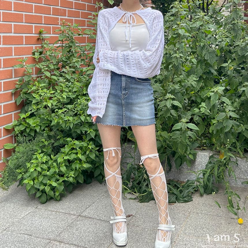 【🥨A Timeless Classic】Jelly Wave Knit Bolero 