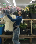 【KARINA same style】Boyfriend Wide Jeans 