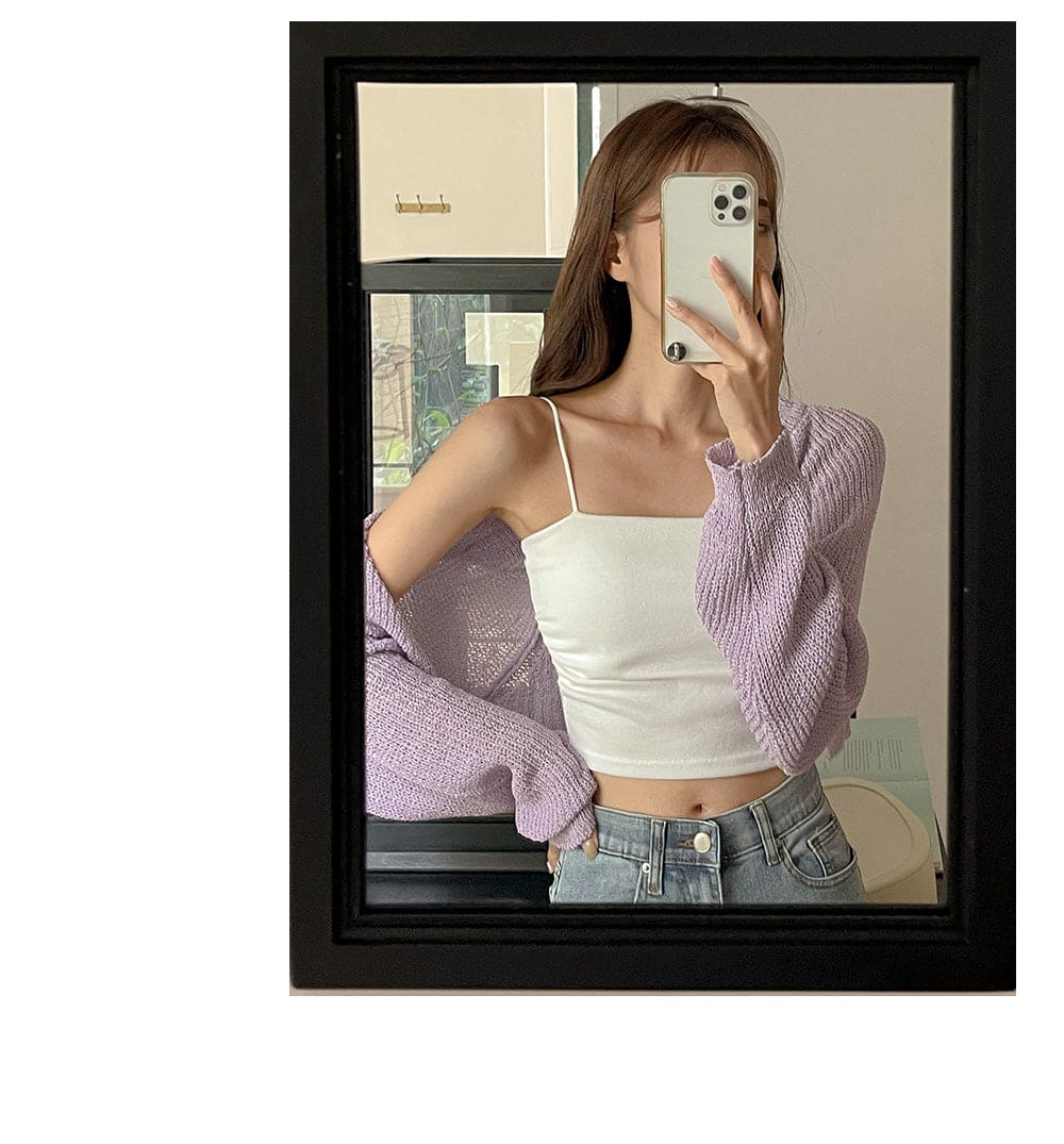 【+5°C HEAT🌡】Thin Fleece Comfy Bra Top (with padding)