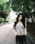 【🩶Korean Style Sexy】Ribbon Cardigan 