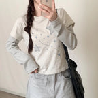 【層疊穿搭】Layered Star Patch Tee
