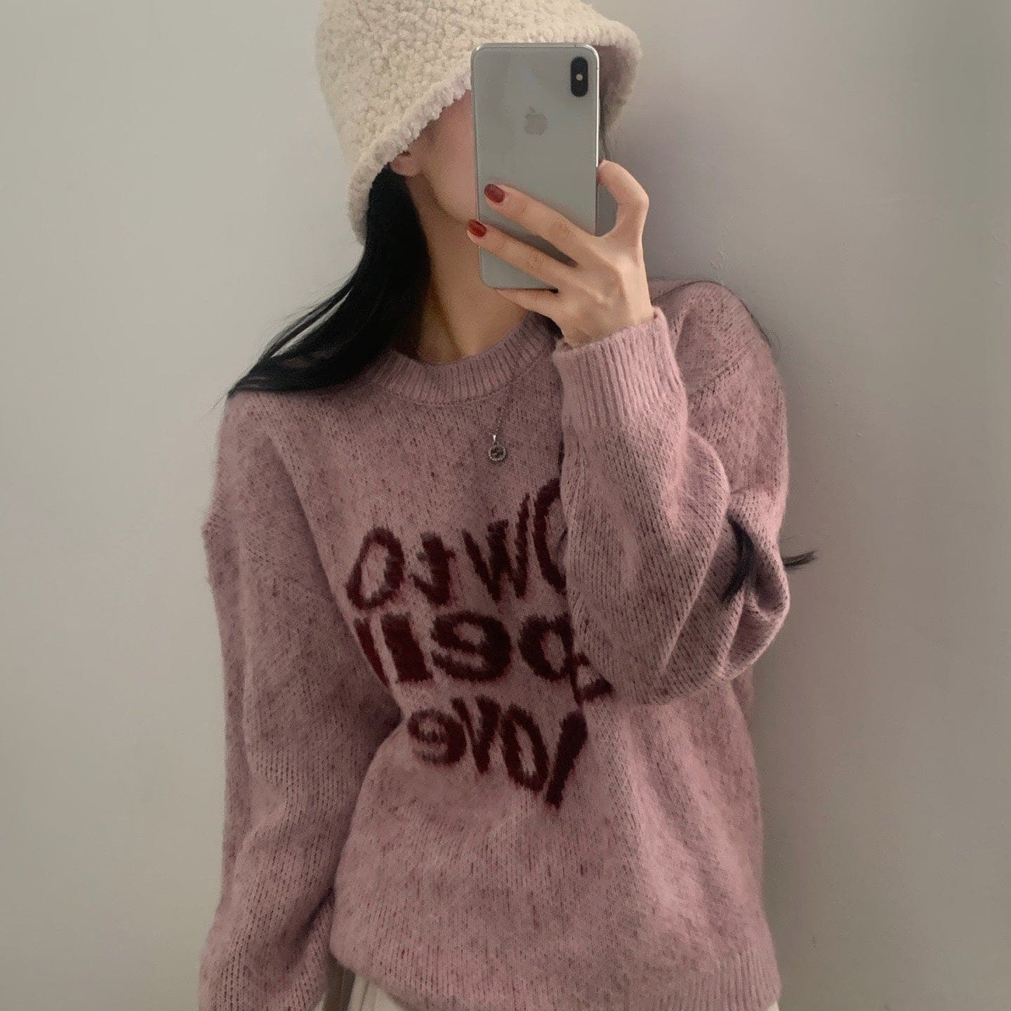 【Soft and Thick】How To Spell Love Knit 