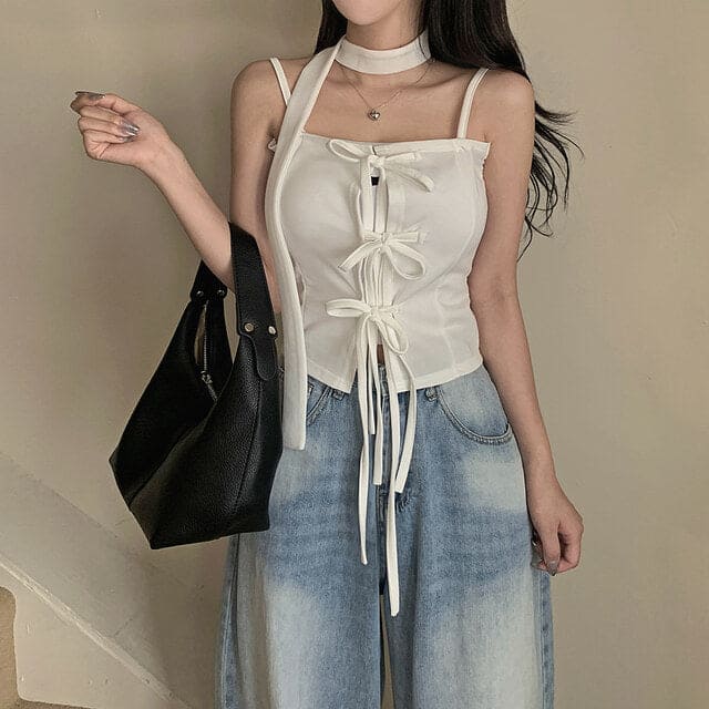 【y2k vibe】Ribbon Muffler Set