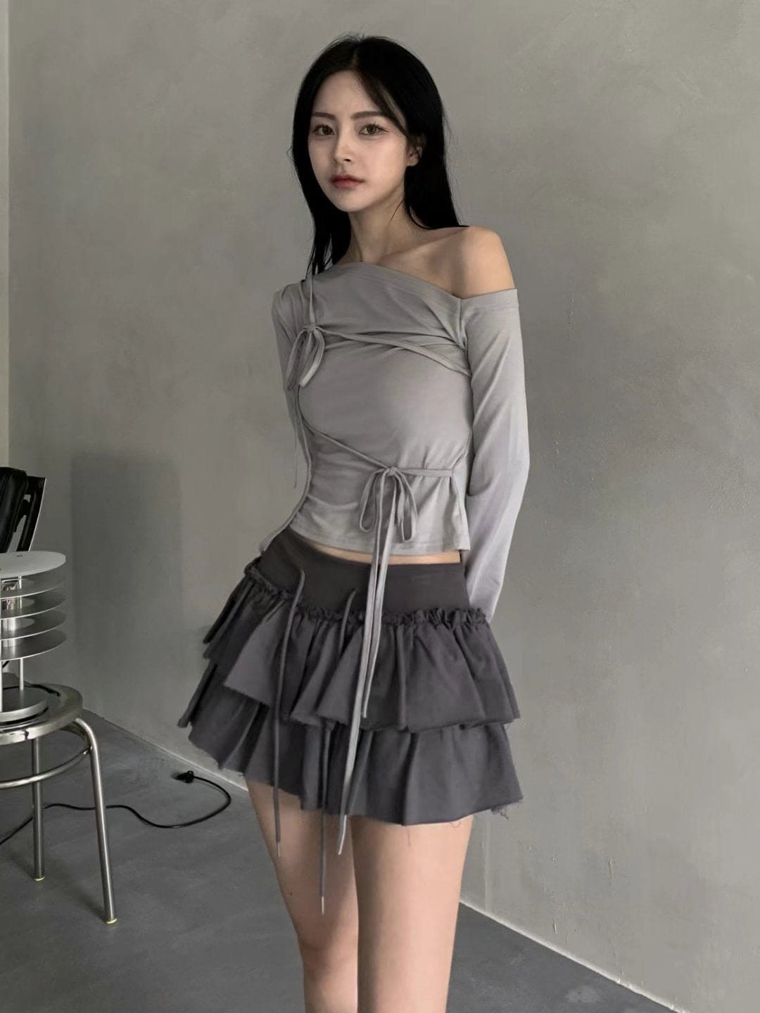 【🖤y2k vibe】Cancan Skirt 