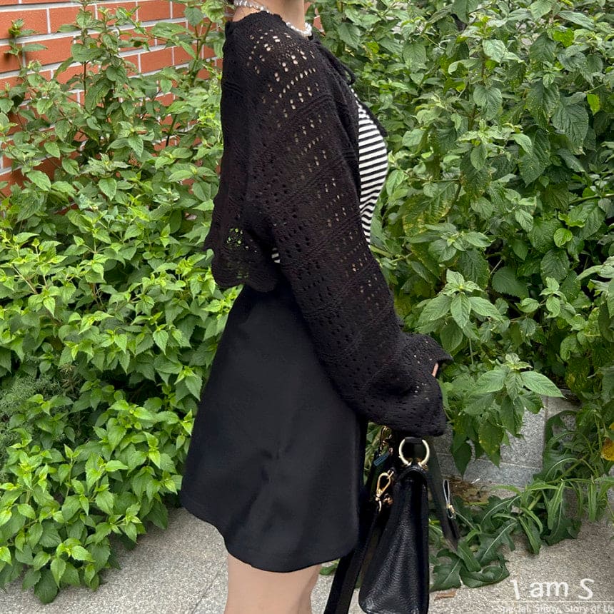 【🥨A Timeless Classic】Jelly Wave Knit Bolero 