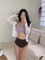【💜Cute Series】Besh Button Bikini 