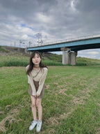 Orders surge! Basic loose-fitting knit long-sleeved shirt