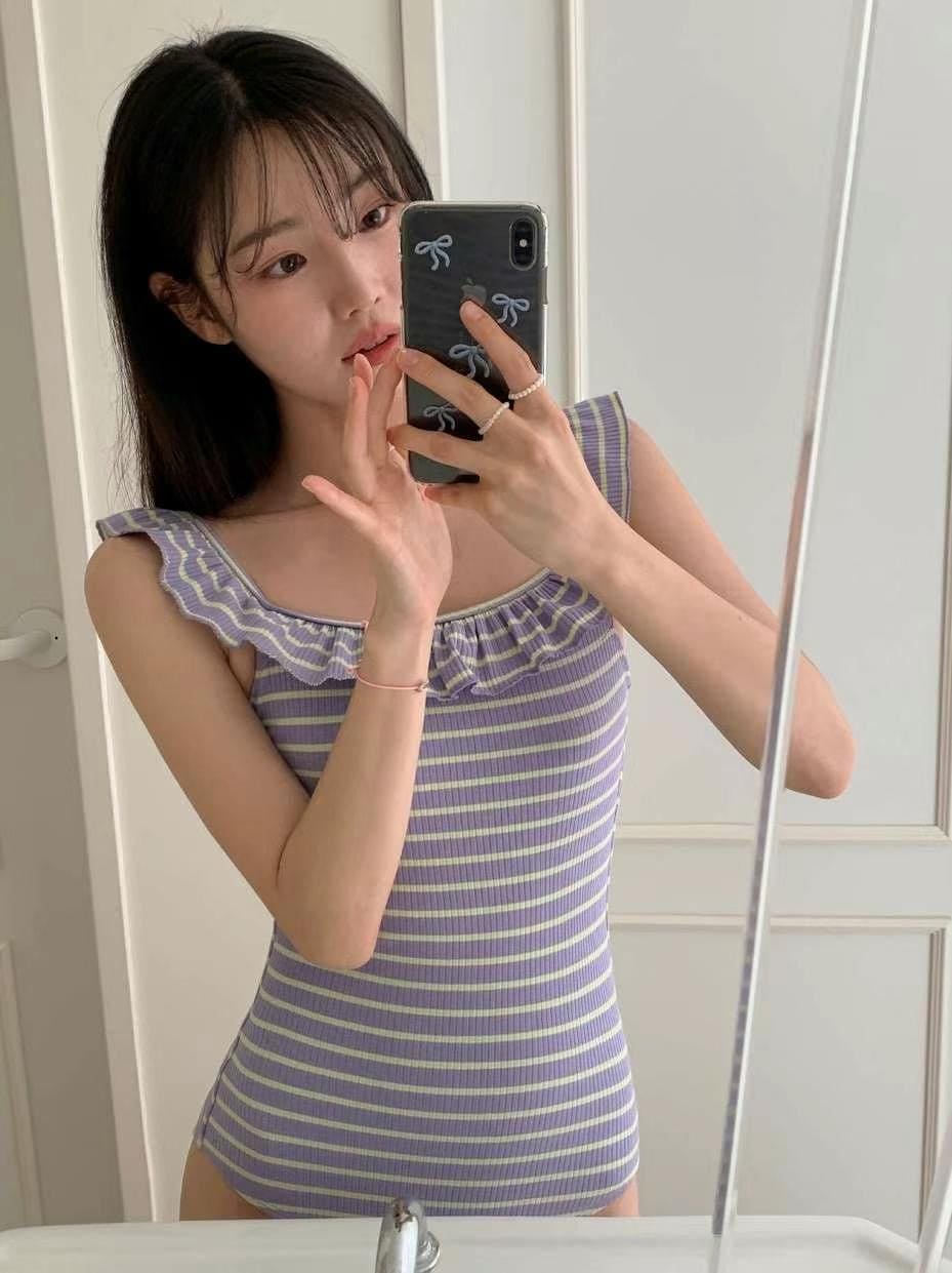 【💜Sweet Girl】 Ruffles Monokini 