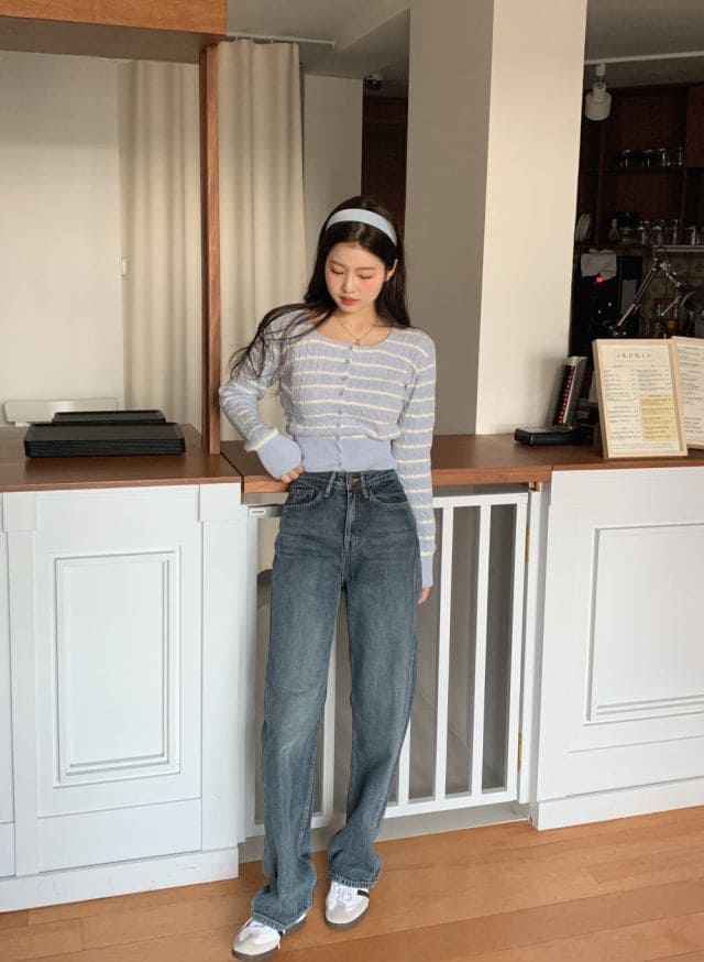 【🩶Spring/Summer Must-Have】Wide Fit Washed Jeans