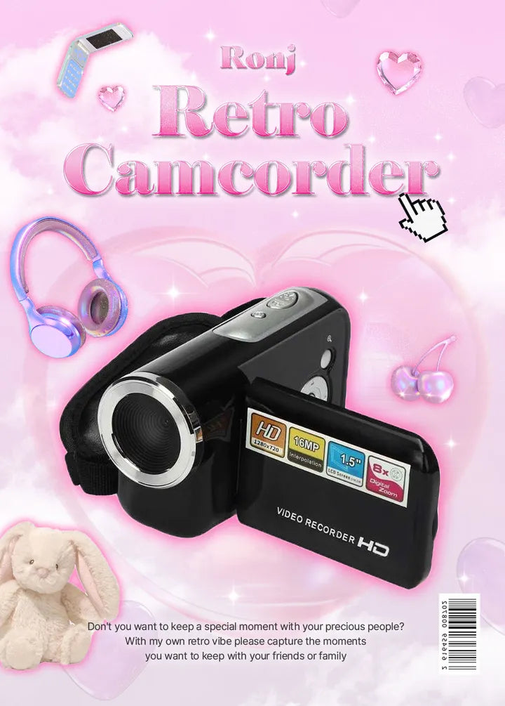 【📹Ditto】Korean Y2K Retro Camcorder 