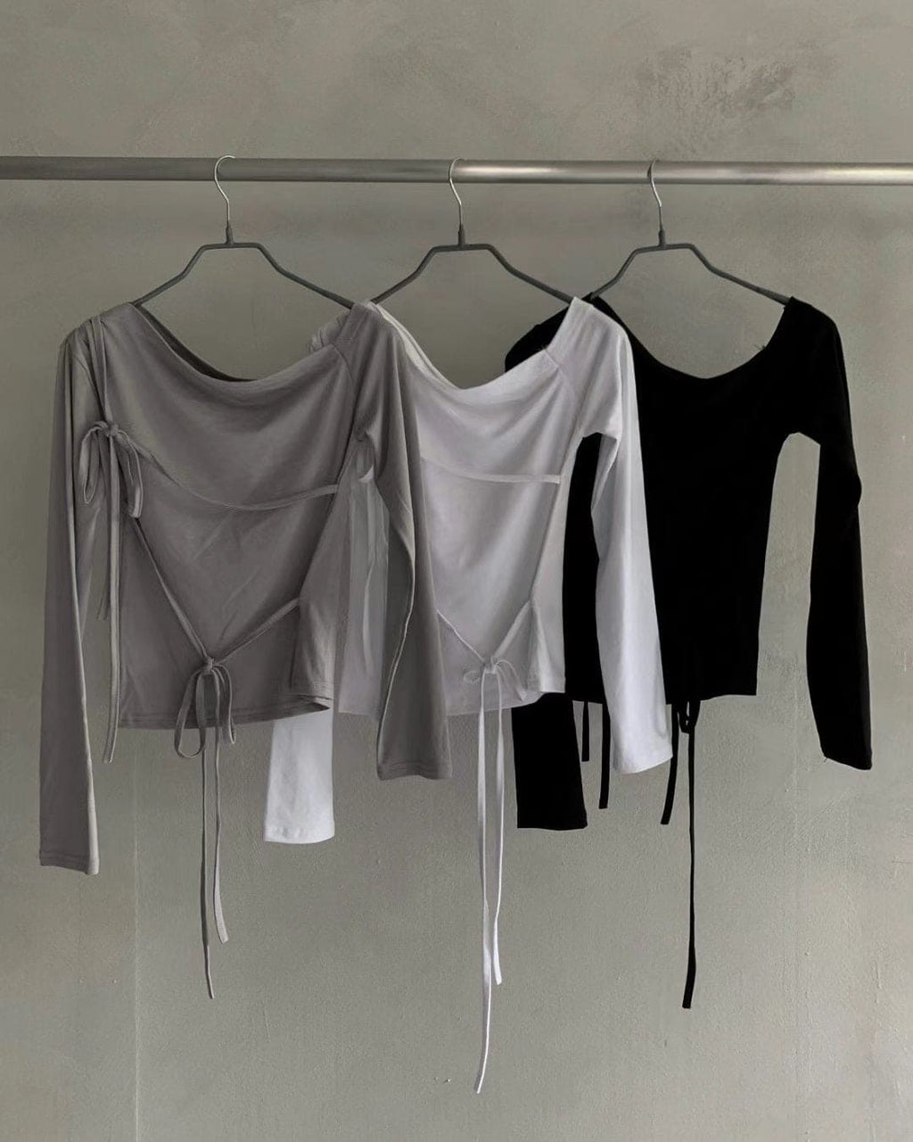 【🩶Easy and versatile】Ribbon Top 