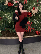 [Year-End Look Pick🥂] Off-Shoulder Dress