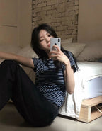 [Comfortable and Relaxed] Daily Stripe Tee