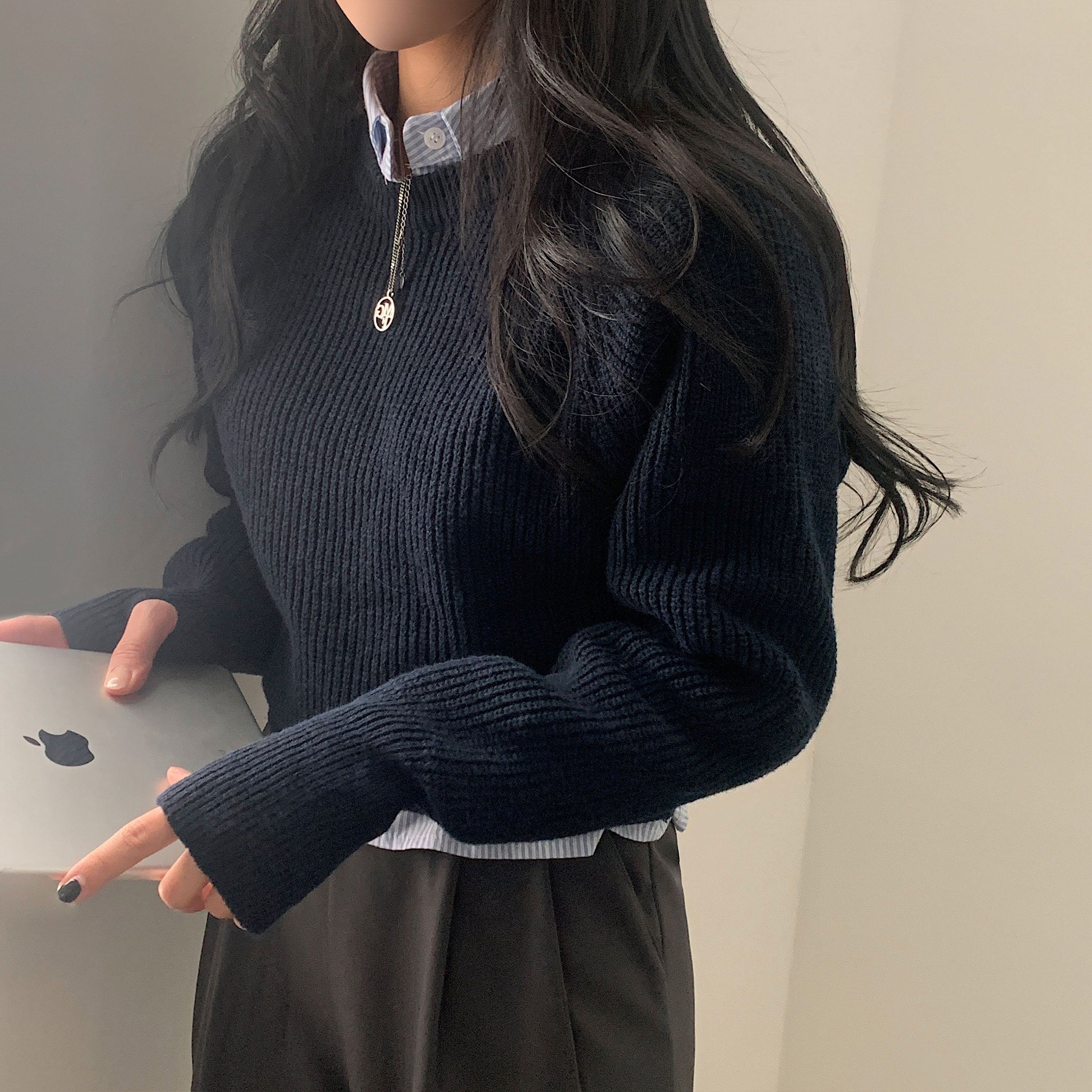 【🍷Christmas &amp; New Year PICK】Warmer Crop Knit 