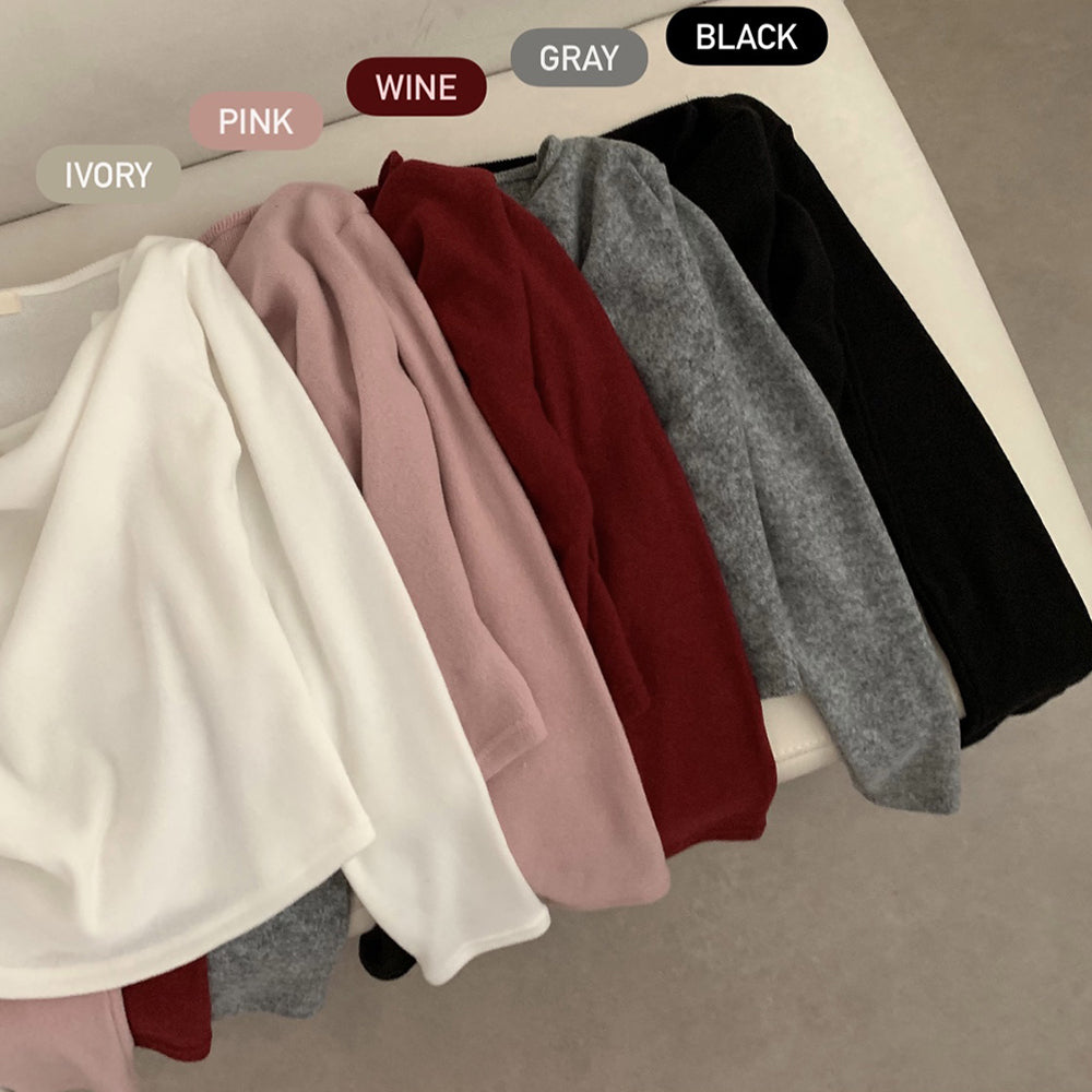 【🌸Spring Fresh Style】Drape Fleece Top 