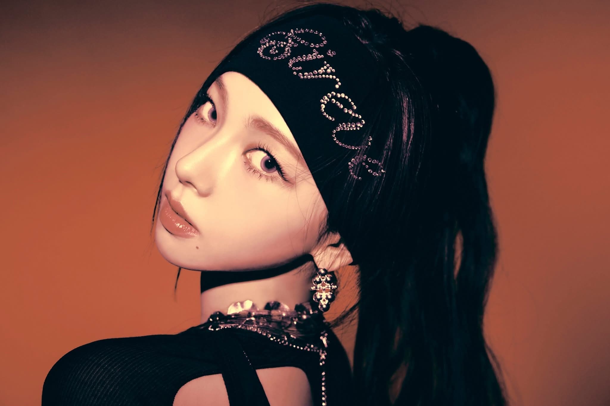 [KARINA Whiplash same style] LETTERING HAIR BAND 