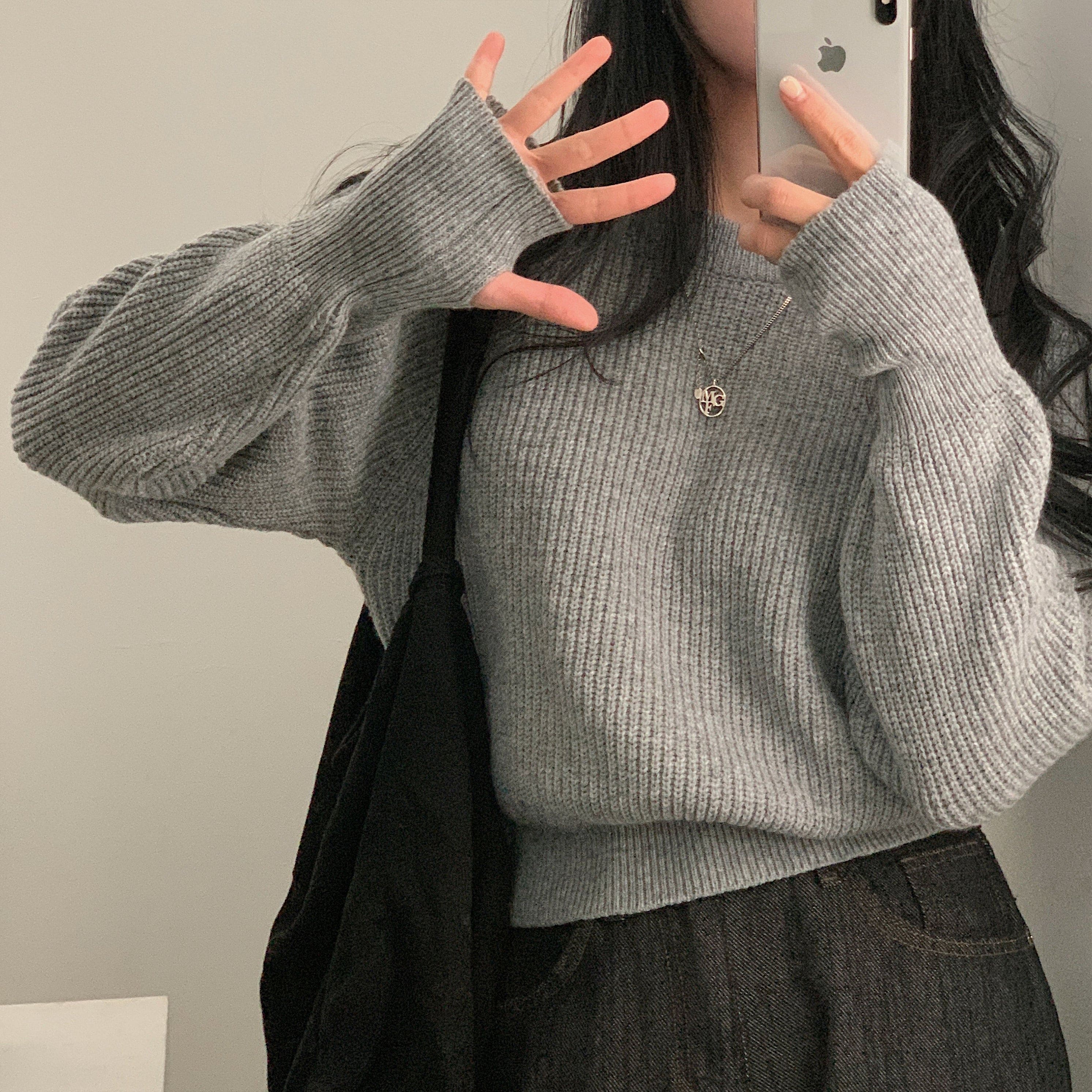 【🍷Christmas &amp; New Year PICK】Warmer Crop Knit 