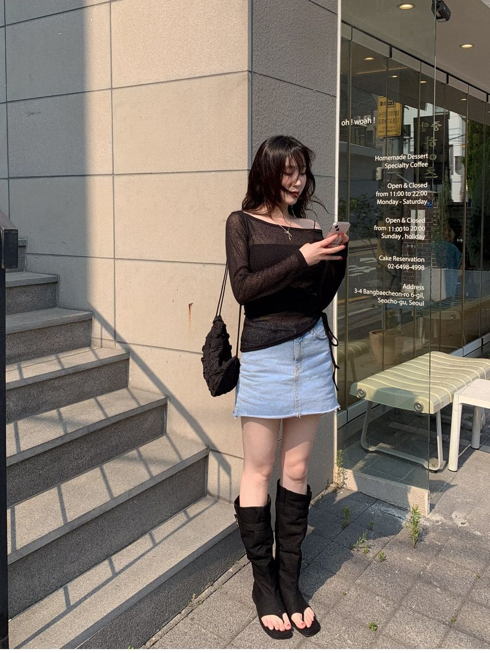 【y2k vibe】Unbalanced Loose Fit Knitwear 