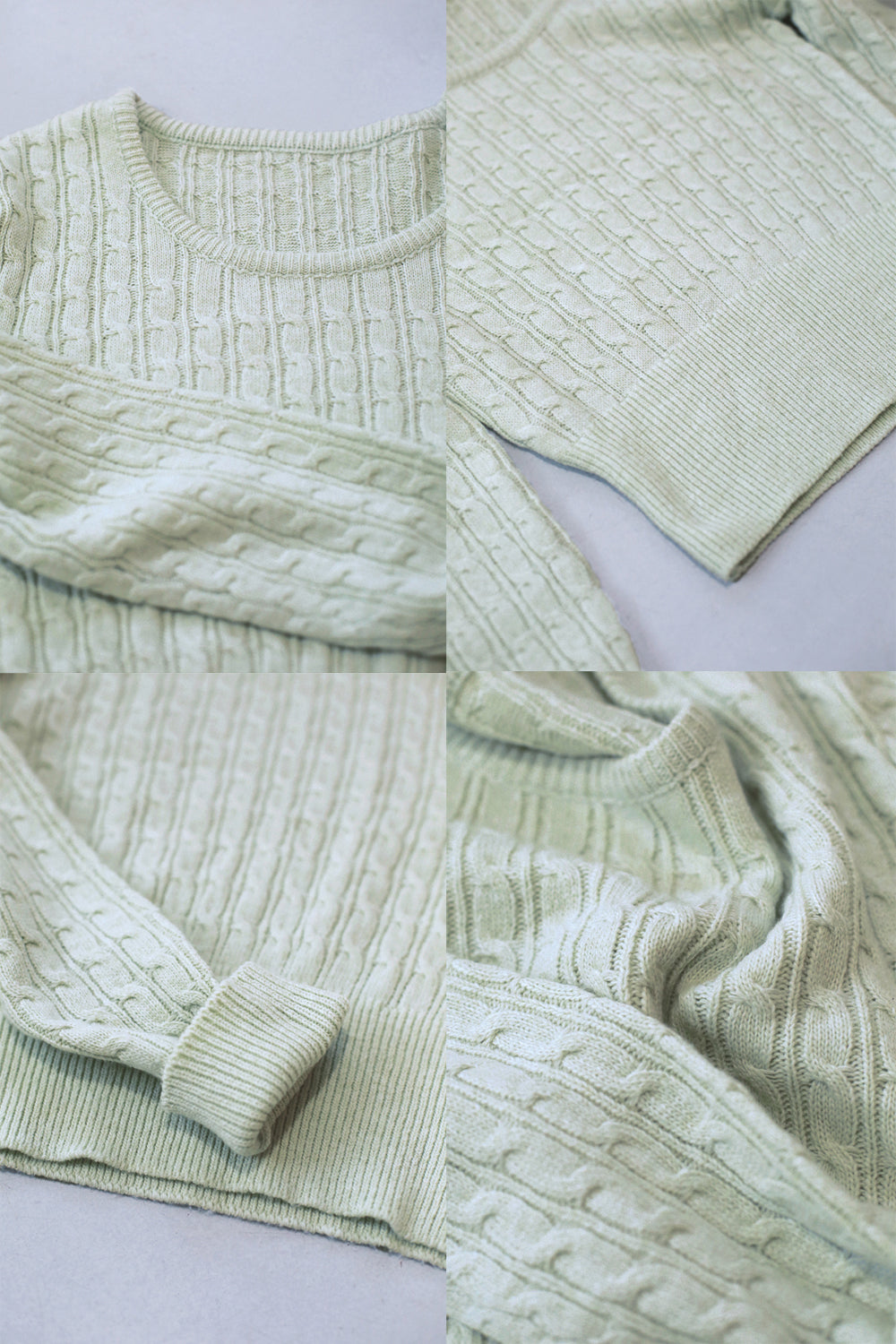 【🌷Soft】Pretzel Cable U-Neck Knit