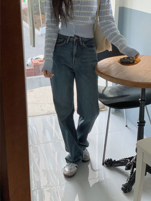 【🩶Spring/Summer Must-Have】Wide Fit Washed Jeans