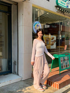 【y2k vibe】Unbalanced Loose Fit Knitwear 