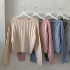 Palette Eyelet Ribbon Cardigan