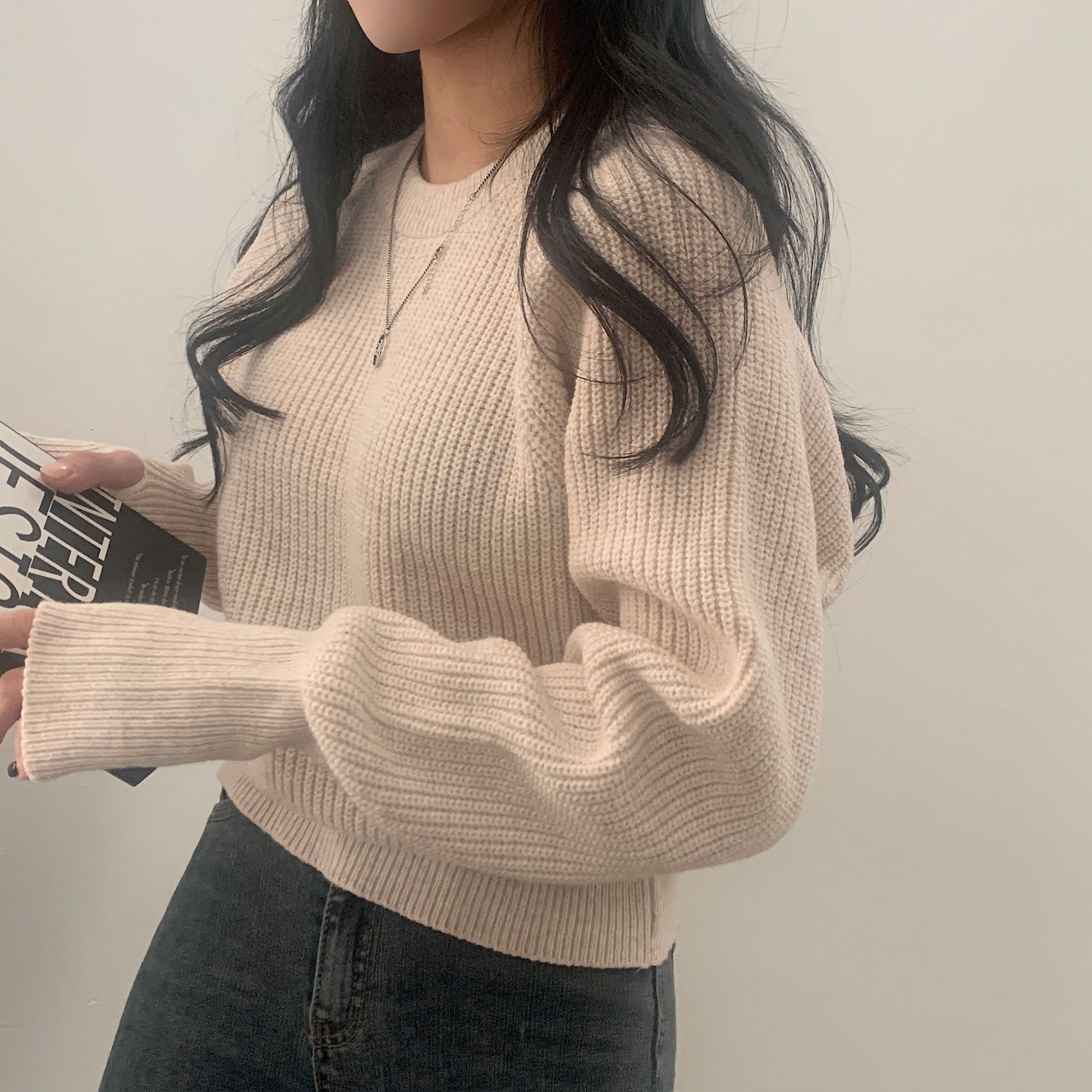 【🍷Christmas &amp; New Year PICK】Warmer Crop Knit 