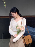 【🌷Soft】Pretzel Cable U-Neck Knit