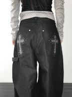 【Divine Pants Series】Cross Back Jeans 