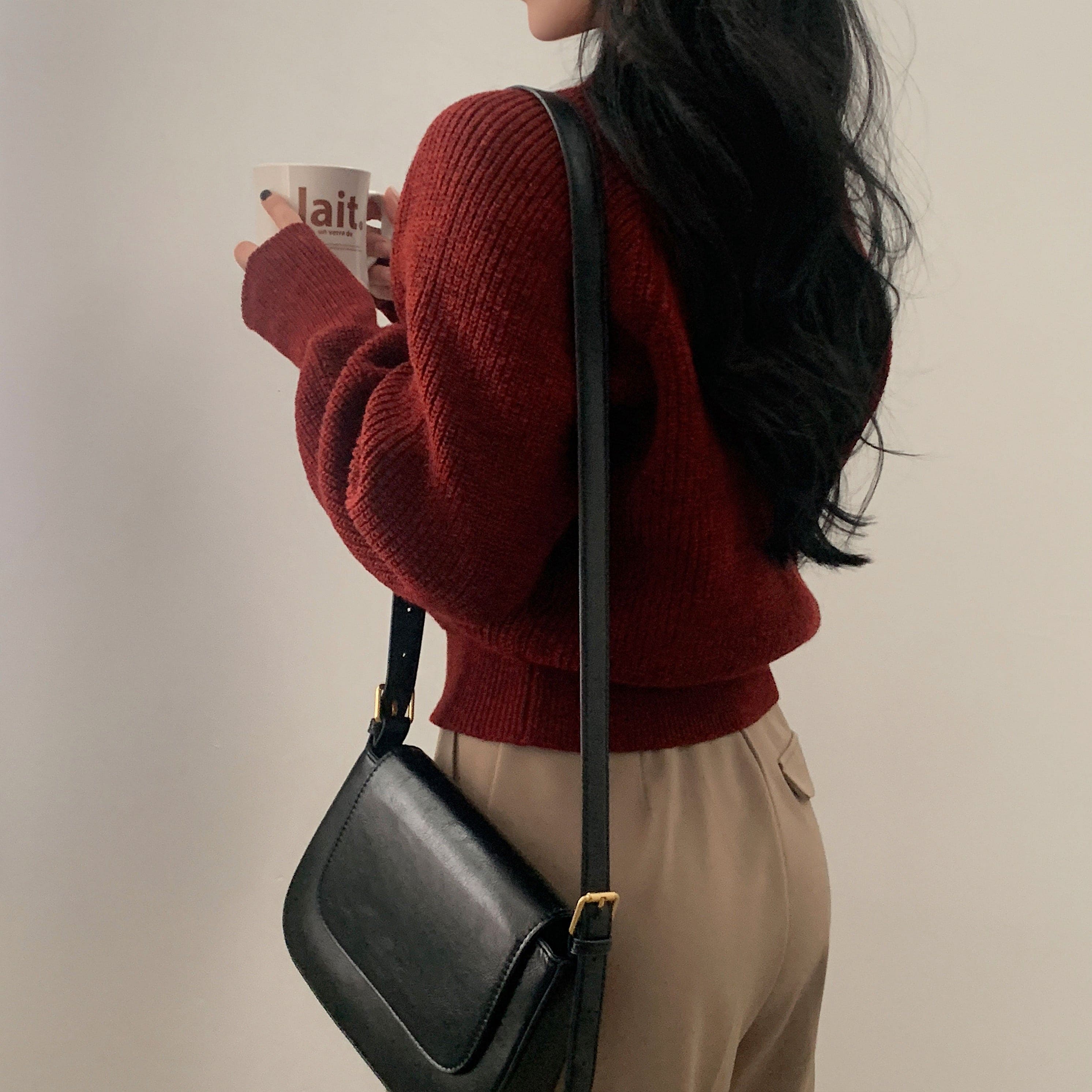 【🍷Christmas &amp; New Year PICK】Warmer Crop Knit 