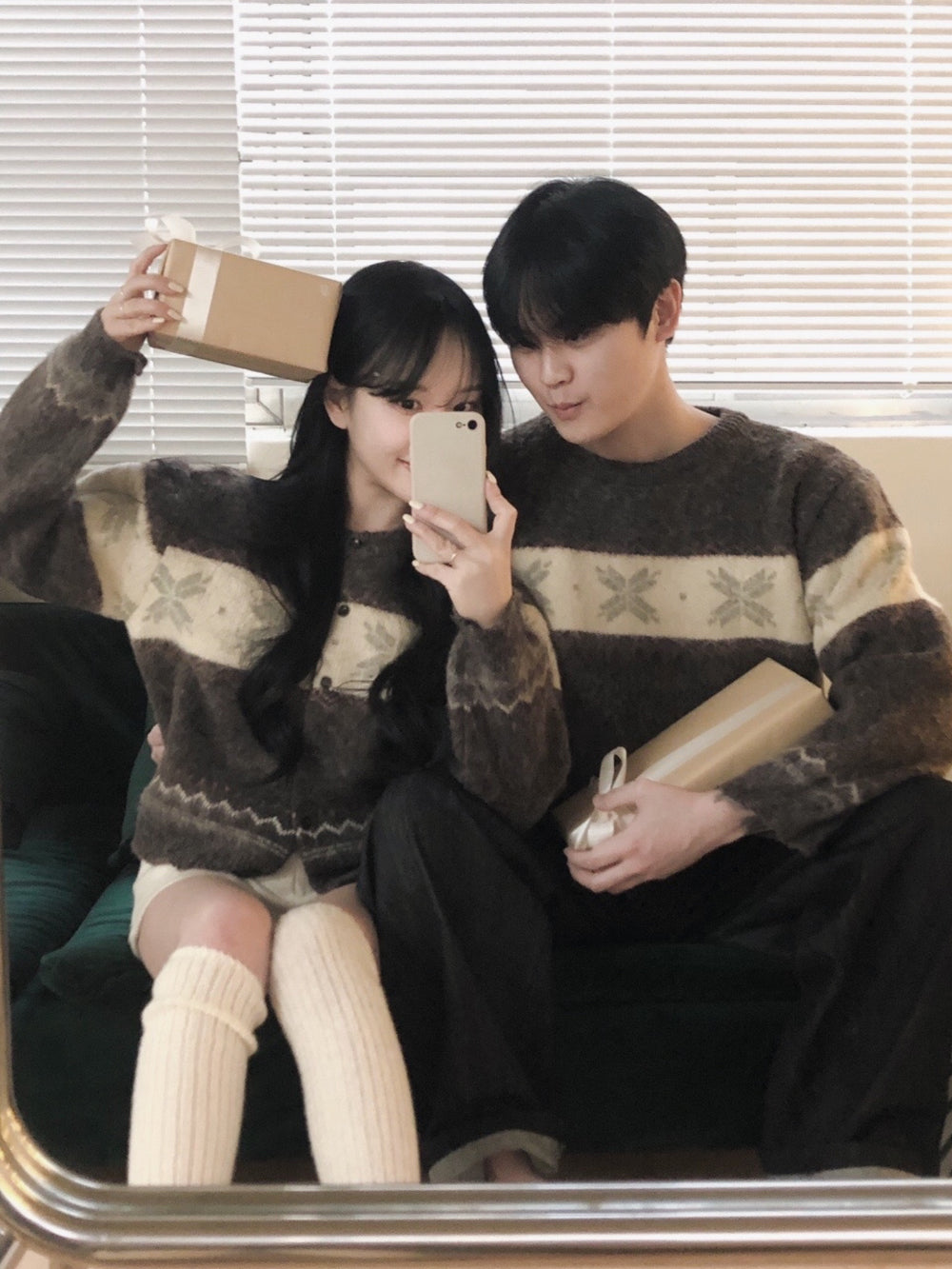 【☃️情侶裝】Snowflake Angora Knitwear