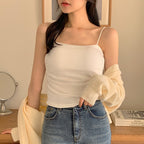 【+5°C HEAT🌡】Thin Fleece Comfy Bra Top (with padding)