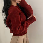 【🍷Christmas &amp; New Year PICK】Warmer Crop Knit 