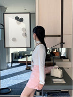 【🩰Ballet Core】Drape Shirring Tie Set