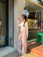 【y2k vibe】Unbalanced Loose Fit Knitwear 