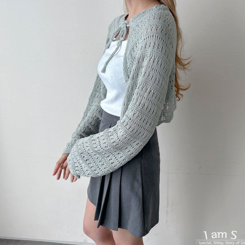 【🥨A Timeless Classic】Jelly Wave Knit Bolero 