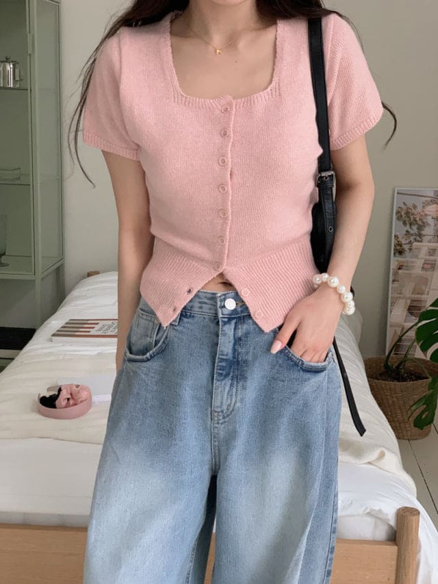 [Lazy Style] Pintuck Balloon Wide Denim