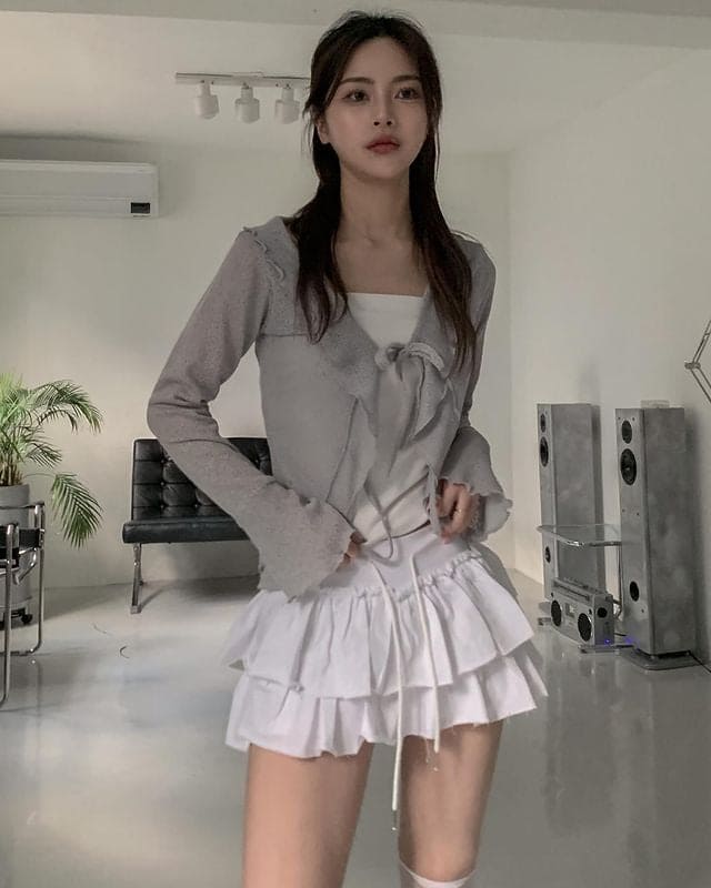 【🖤y2k vibe】Cancan Skirt 