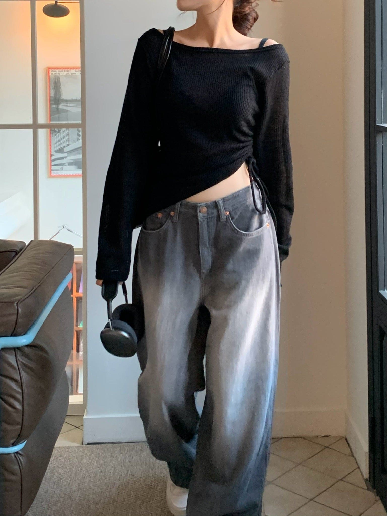 【🍂y2k autumn】Unbalanced Charm Knit 