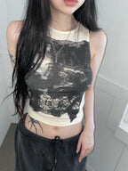 【y2k vibe】Ink Sleeveless