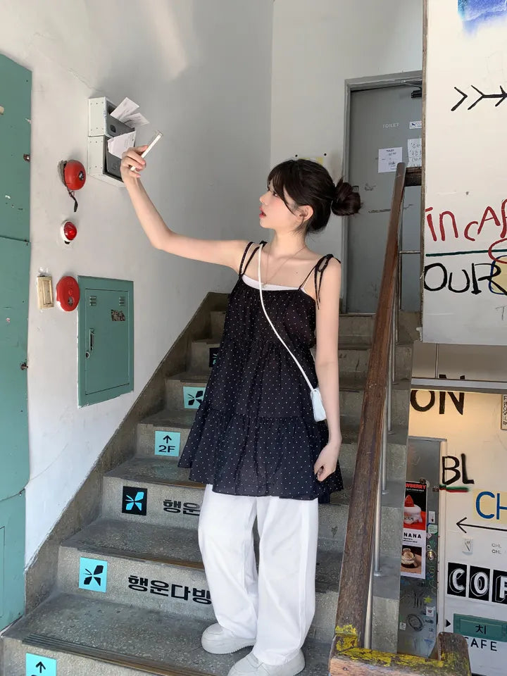【清新可愛】Dot Cancan OPS